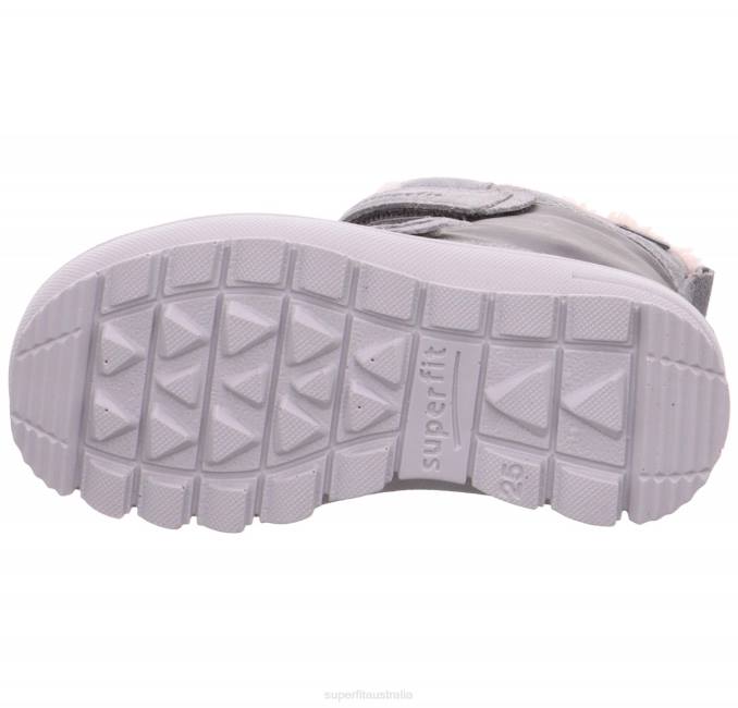 Superfit Light Grey Toddlers FLAVIA - Boot with Velcro Fastener Z6Z8694