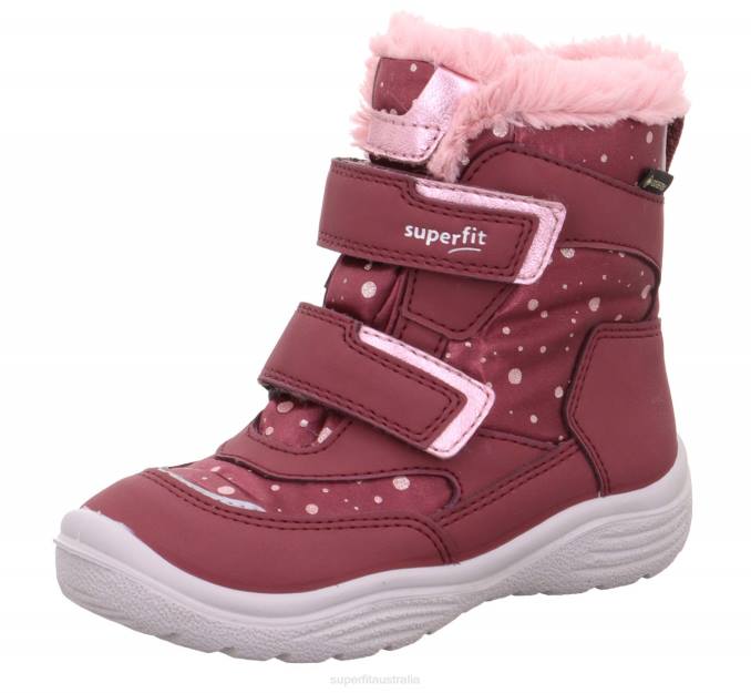 Superfit Pink Toddlers CRYSTAL - Boot with Velcro Fastener Z6Z8732