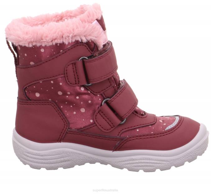 Superfit Pink Toddlers CRYSTAL - Boot with Velcro Fastener Z6Z8732