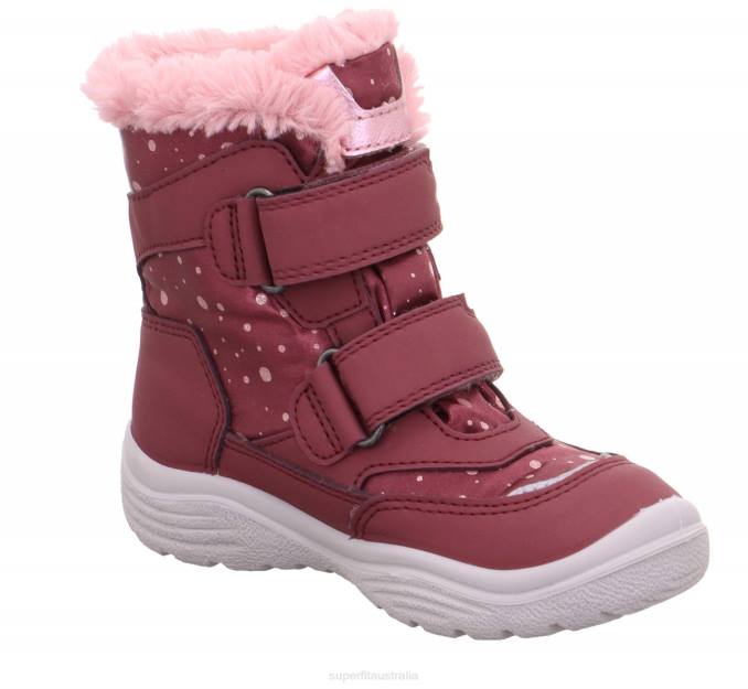 Superfit Pink Toddlers CRYSTAL - Boot with Velcro Fastener Z6Z8732