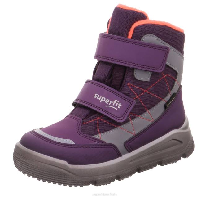 Superfit Purple/Orange Toddlers MARS - Boot with Velcro Fastener Z6Z8693
