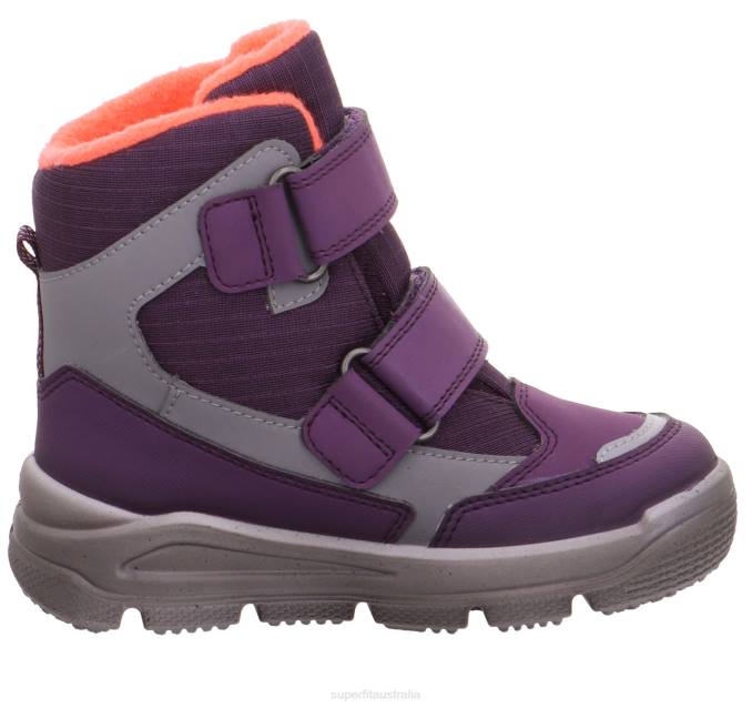 Superfit Purple/Orange Toddlers MARS - Boot with Velcro Fastener Z6Z8693