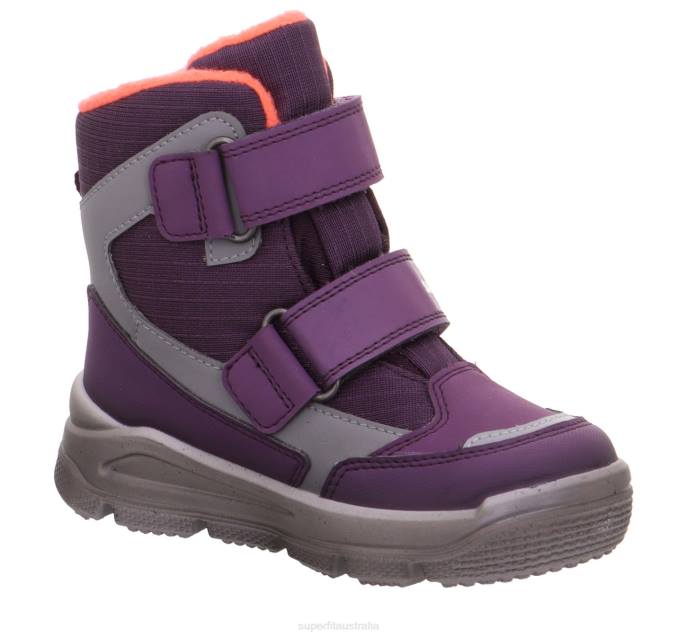 Superfit Purple/Orange Toddlers MARS - Boot with Velcro Fastener Z6Z8693