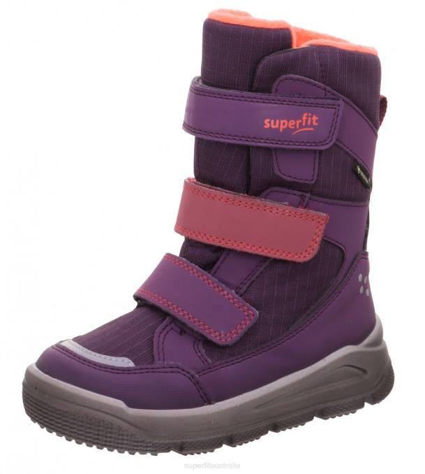 Superfit Purple/Pink Toddlers MARS - Boot with Velcro Fastener Z6Z8736