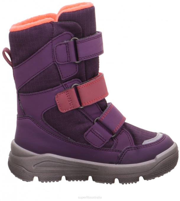 Superfit Purple/Pink Toddlers MARS - Boot with Velcro Fastener Z6Z8736