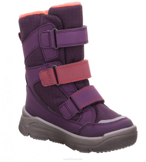 Superfit Purple/Pink Toddlers MARS - Boot with Velcro Fastener Z6Z8736