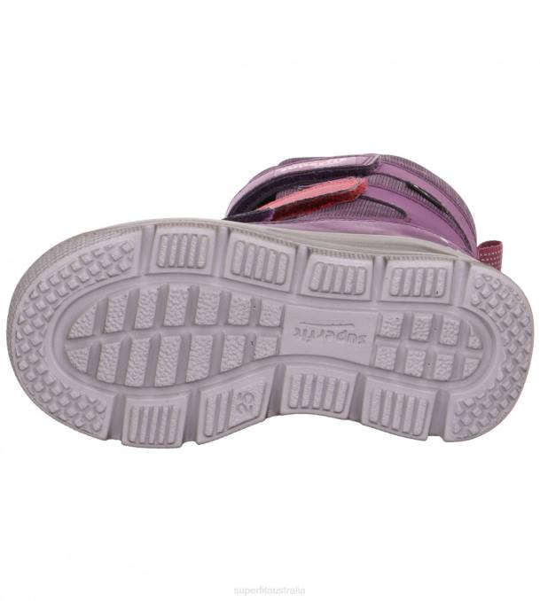 Superfit Purple/Pink Toddlers MARS - Boot with Velcro Fastener Z6Z8736