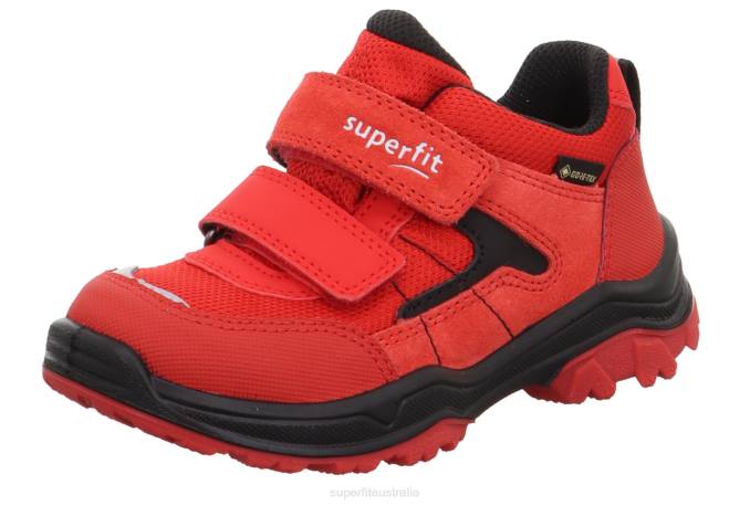 Superfit Red/Black Toddlers JUPITER - Sneakers low with Velcro Fastener Z6Z8726