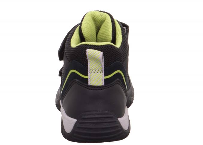 Superfit Black/Light Green Toddlers STORM - Sneakers high with Velcro Fastener Z6Z8860