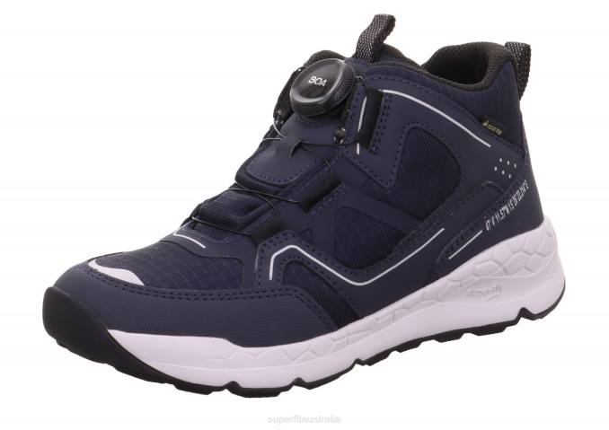 Superfit Blue/Black Toddlers FREE RIDE - Sneakers high with BOA Fit System Z6Z8905