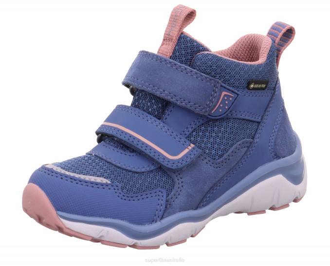 Superfit Blue/Pink Toddlers SPORT5 - Sneakers high with Velcro Fastener Z6Z8836