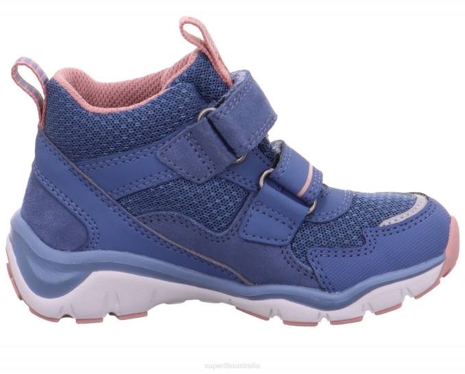 Superfit Blue/Pink Toddlers SPORT5 - Sneakers high with Velcro Fastener Z6Z8836