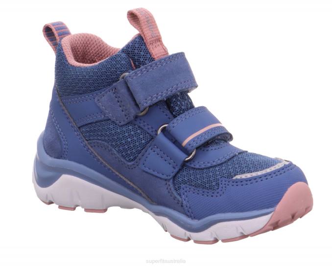 Superfit Blue/Pink Toddlers SPORT5 - Sneakers high with Velcro Fastener Z6Z8836