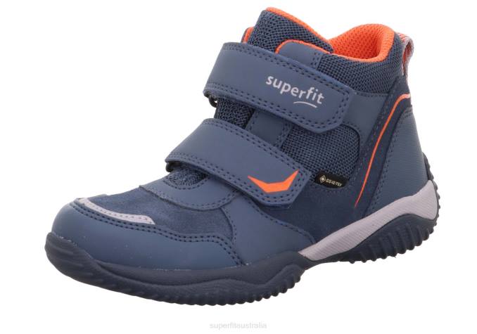 Superfit Blue/Red Toddlers STORM - Sneakers high with Velcro Fastener Z6Z8849