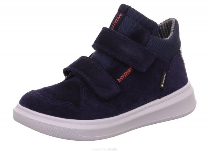 Superfit Blue Toddlers COSMO - Sneakers high with Velcro Fastener Z6Z8841