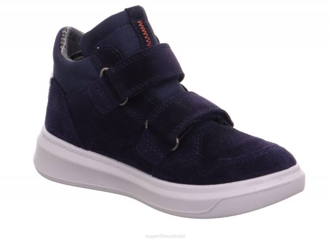 Superfit Blue Toddlers COSMO - Sneakers high with Velcro Fastener Z6Z8841