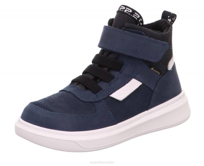 Superfit Blue Toddlers COSMO - Sneakers high with Velcro Fastener Z6Z8845