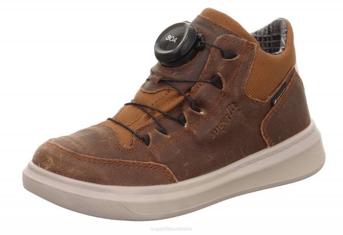 Superfit Brown Toddlers COSMO - Sneakers high with BOA Fit System Z6Z8843