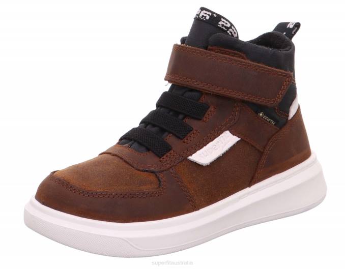 Superfit Brown Toddlers COSMO - Sneakers high with Velcro Fastener Z6Z8855