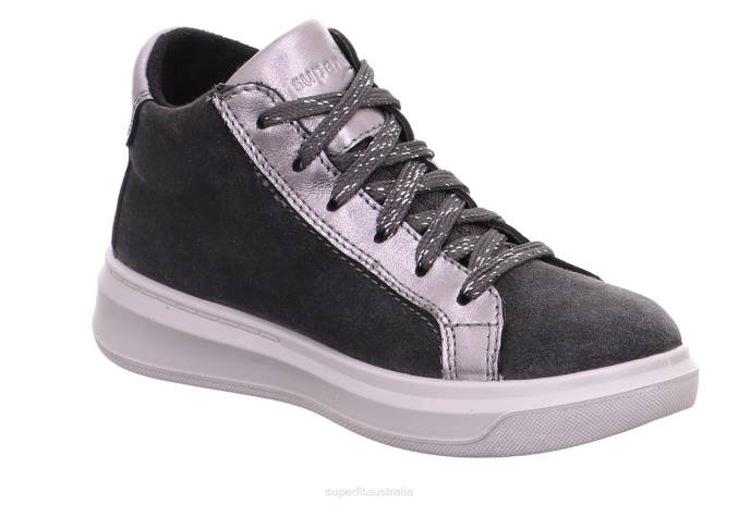 Superfit Grey/Silver Toddlers COSMO - Sneakers high with Zip Z6Z8844