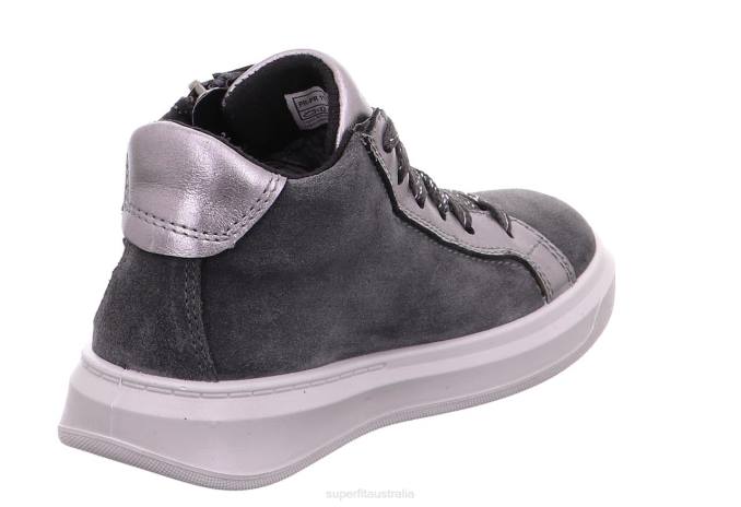 Superfit Grey/Silver Toddlers COSMO - Sneakers high with Zip Z6Z8844