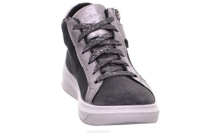 Superfit Grey/Silver Toddlers COSMO - Sneakers high with Zip Z6Z8844