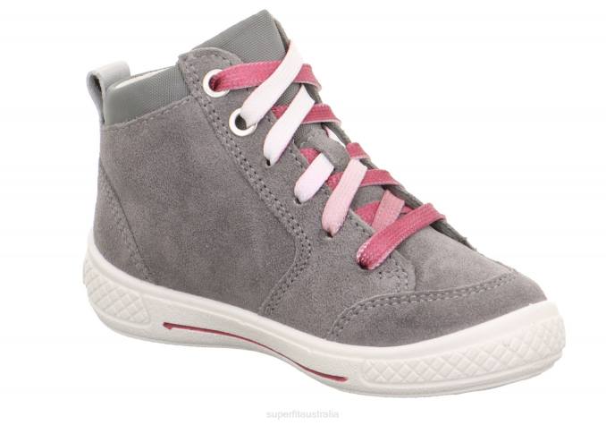 Superfit Light Grey Toddlers TENSY - Sneakers high with Zip Z6Z8827