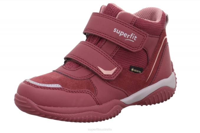 Superfit Pink Toddlers STORM - Sneakers high with Velcro Fastener Z6Z8866