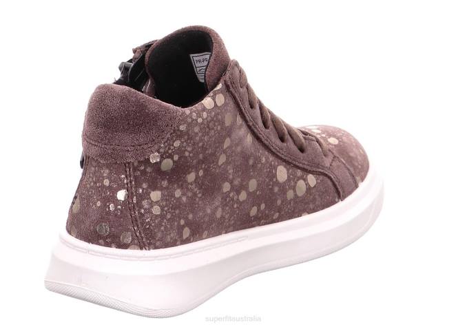 Superfit Purple/Silver Toddlers COSMO - Sneakers high with Zip Z6Z8867