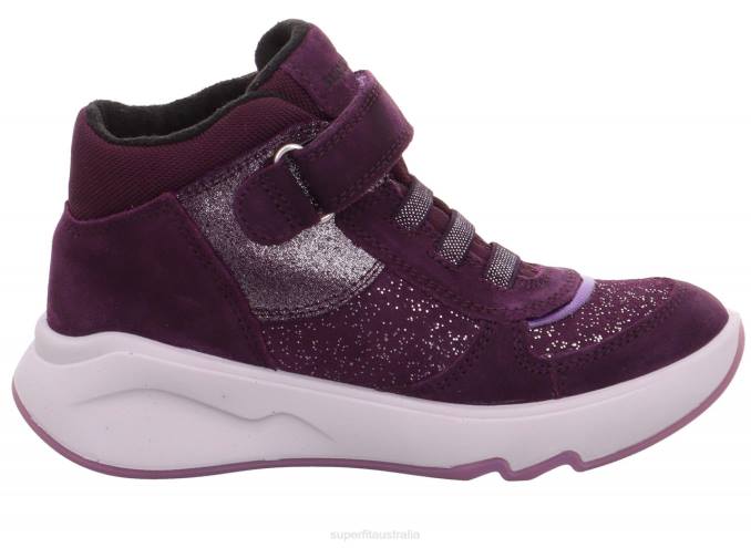 Superfit Purple Toddlers MELODY - Sneakers high with Velcro Fastener Z6Z8850