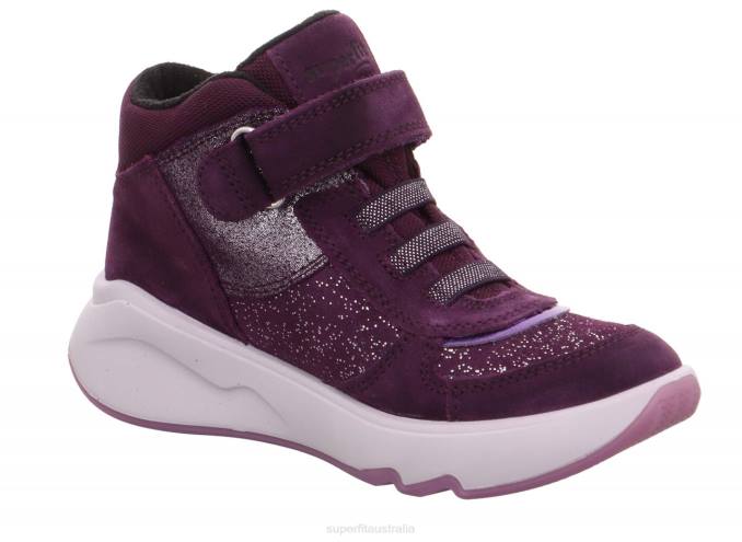 Superfit Purple Toddlers MELODY - Sneakers high with Velcro Fastener Z6Z8850