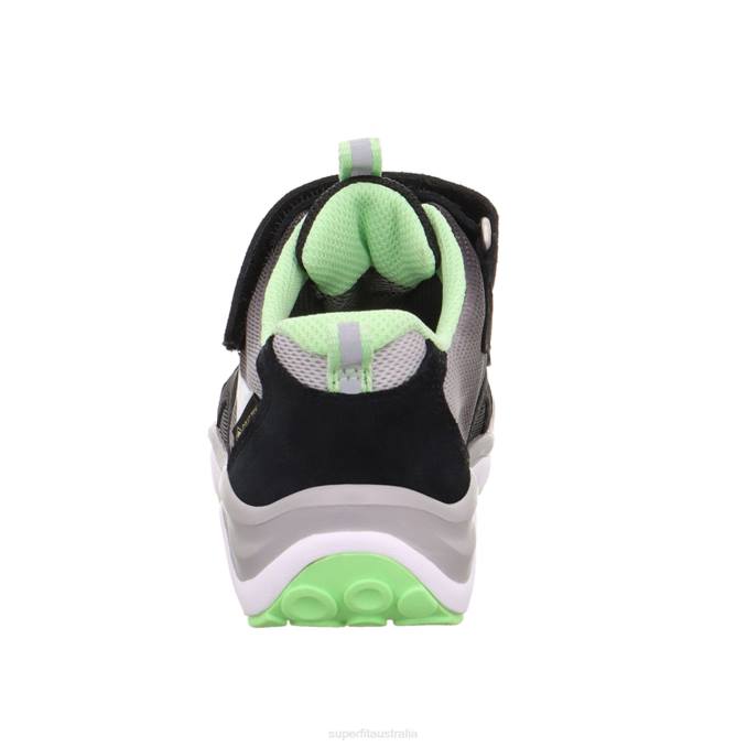 Superfit Black/Light Green Toddlers SPORT5 - Sneakers low with Velcro Fastener Z6Z8794