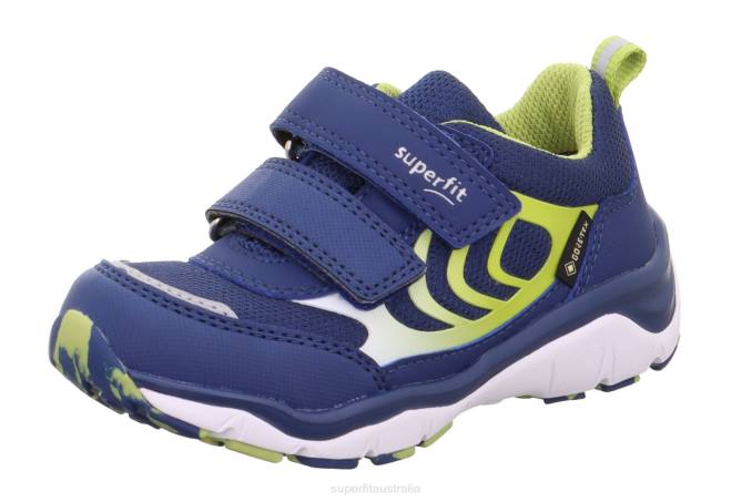 Superfit Blue/Light Green Toddlers SPORT5 - Sneakers low with Velcro Fastener Z6Z8807