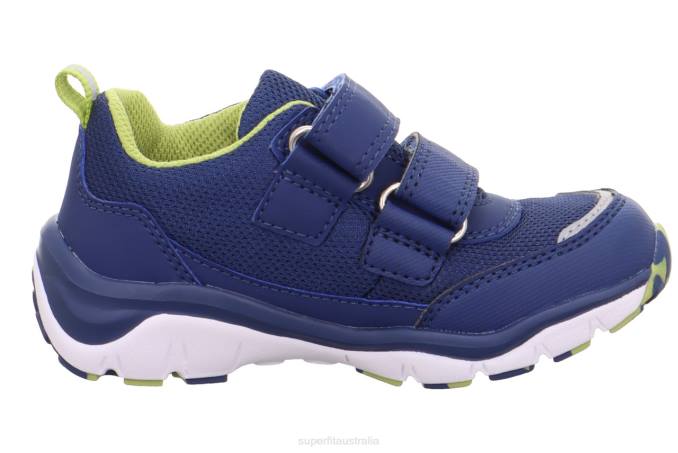 Superfit Blue/Light Green Toddlers SPORT5 - Sneakers low with Velcro Fastener Z6Z8807