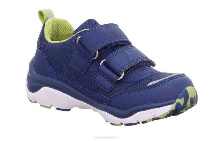 Superfit Blue/Light Green Toddlers SPORT5 - Sneakers low with Velcro Fastener Z6Z8807