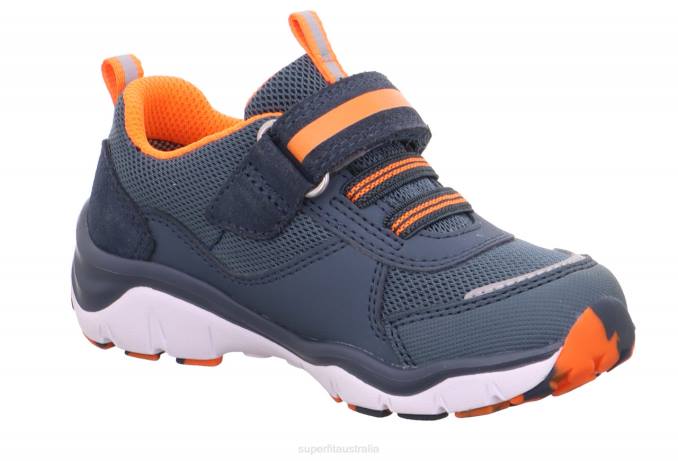 Superfit Blue/Orange Toddlers SPORT5 - Sneakers low with Velcro Fastener Z6Z8771