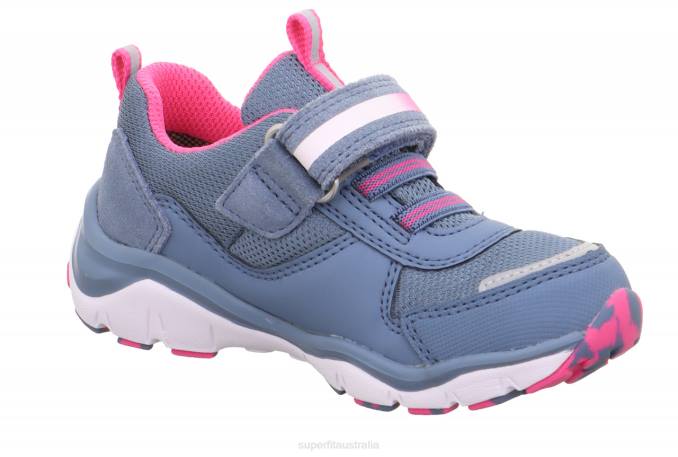 Superfit Blue/Pink Toddlers SPORT5 - Sneakers low with Velcro Fastener Z6Z8804