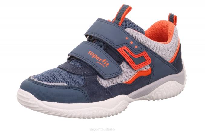 Superfit Blue/Red Toddlers STORM - Sneakers low with Velcro Fastener Z6Z8824