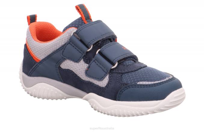 Superfit Blue/Red Toddlers STORM - Sneakers low with Velcro Fastener Z6Z8824