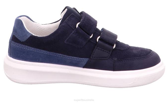 Superfit Blue Toddlers COSMO - Sneakers low with Velcro Fastener Z6Z8778