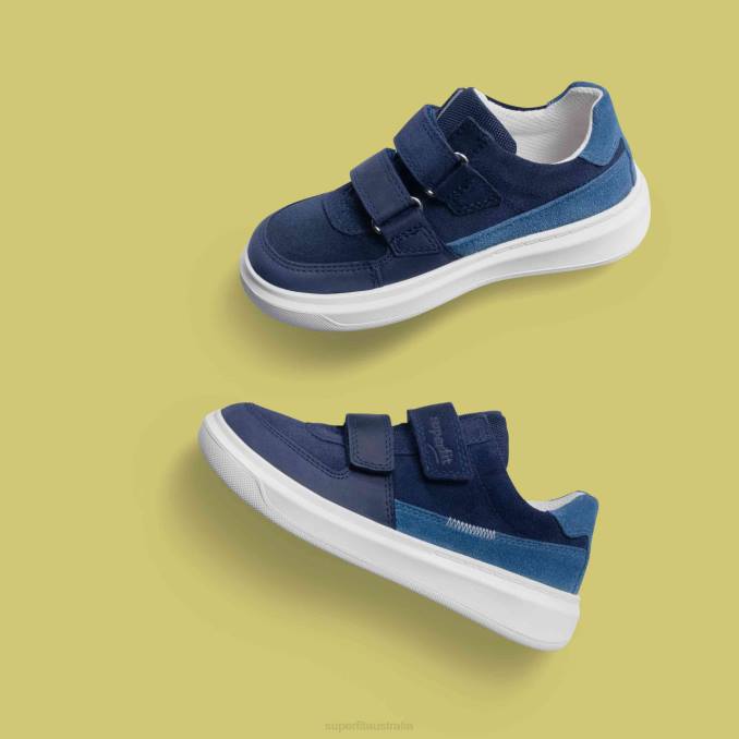 Superfit Blue Toddlers COSMO - Sneakers low with Velcro Fastener Z6Z8778