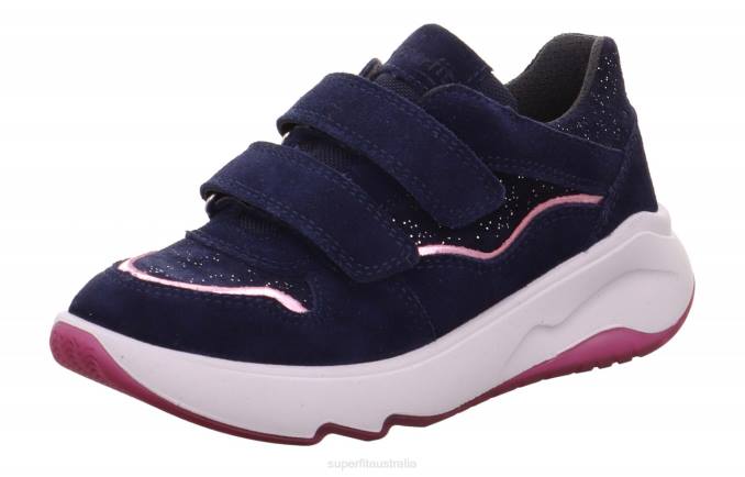 Superfit Blue Toddlers MELODY - Sneakers low with Velcro Fastener Z6Z8861