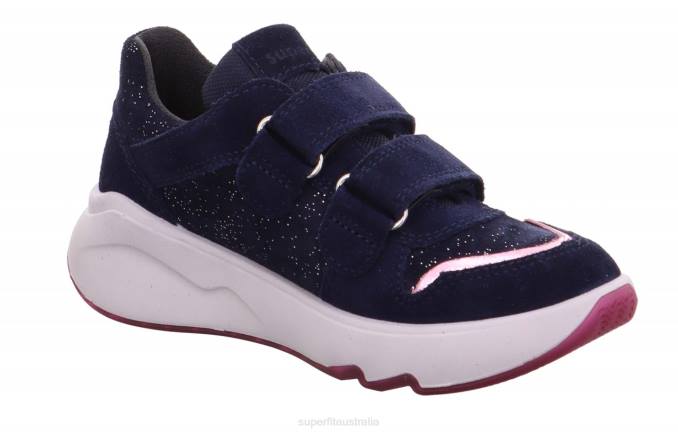 Superfit Blue Toddlers MELODY - Sneakers low with Velcro Fastener Z6Z8861