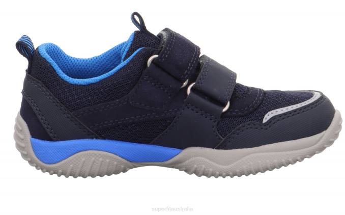 Superfit Blue Toddlers STORM - Sneakers low with Velcro Fastener Z6Z8817