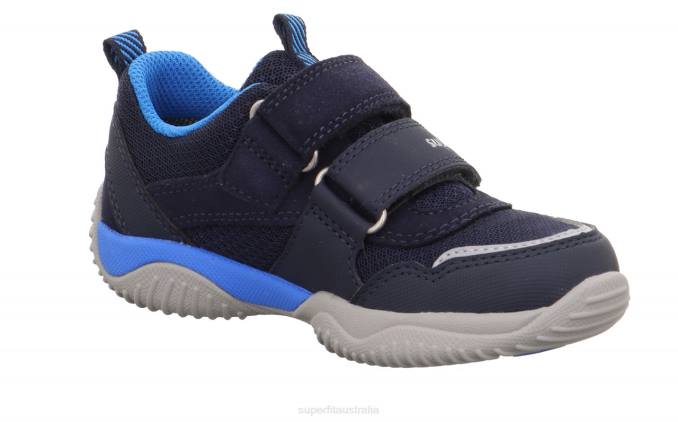 Superfit Blue Toddlers STORM - Sneakers low with Velcro Fastener Z6Z8817