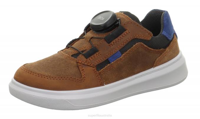 Superfit Brown/Blue Toddlers COSMO - Sneakers low with BOA Fit System Z6Z8815