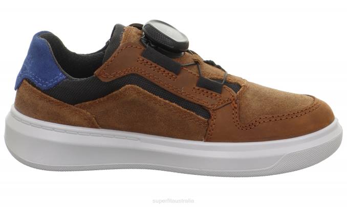 Superfit Brown/Blue Toddlers COSMO - Sneakers low with BOA Fit System Z6Z8815