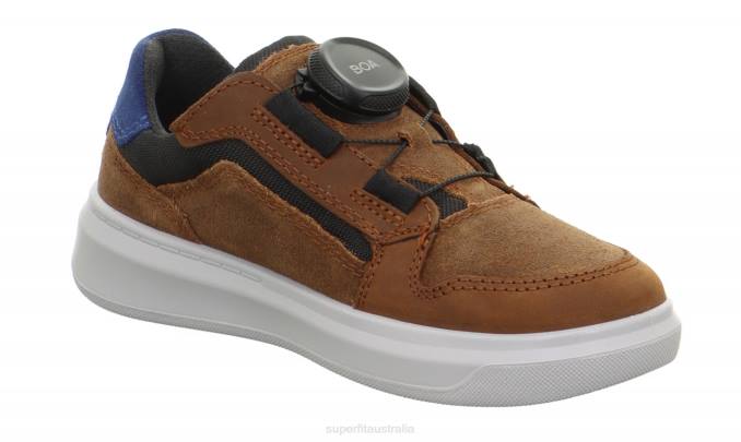 Superfit Brown/Blue Toddlers COSMO - Sneakers low with BOA Fit System Z6Z8815