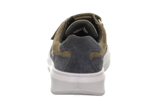 Superfit Green/Grey Toddlers COSMO - Sneakers low with Velcro Fastener Z6Z8801