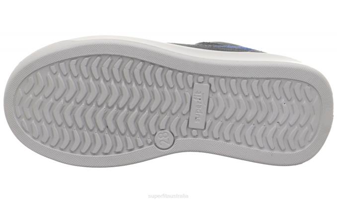 Superfit Grey/Blue Toddlers COSMO - Sneakers low with Lacing Z6Z8793